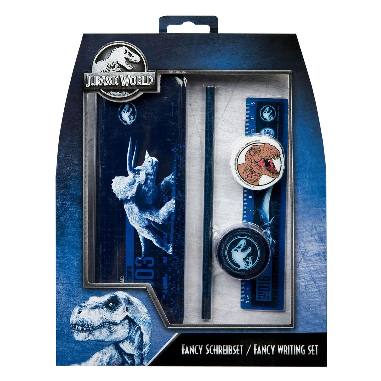 Jurassic World Fancy Schrijfset, 5dlg.