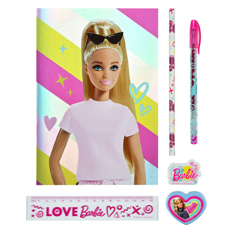 Undercover Notitieboek Set Barbie, 7dlg.