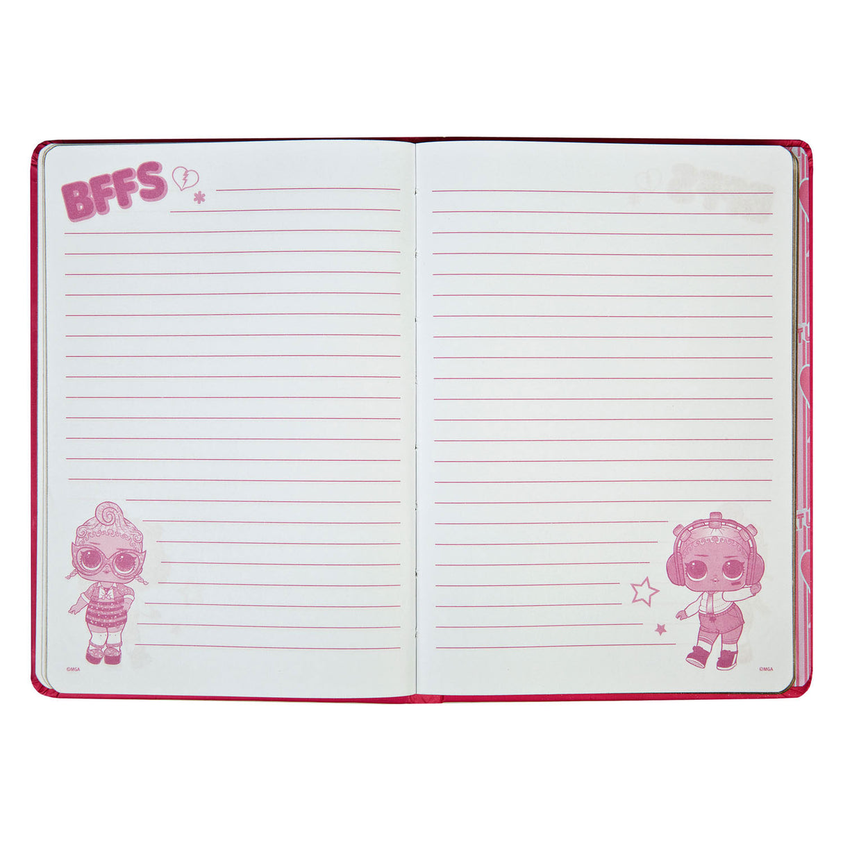 Undercover notitieboek l.o.l. suprise met magnetische sluiting