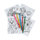 Undercover - paw patrol coloring pad with coloured pencils