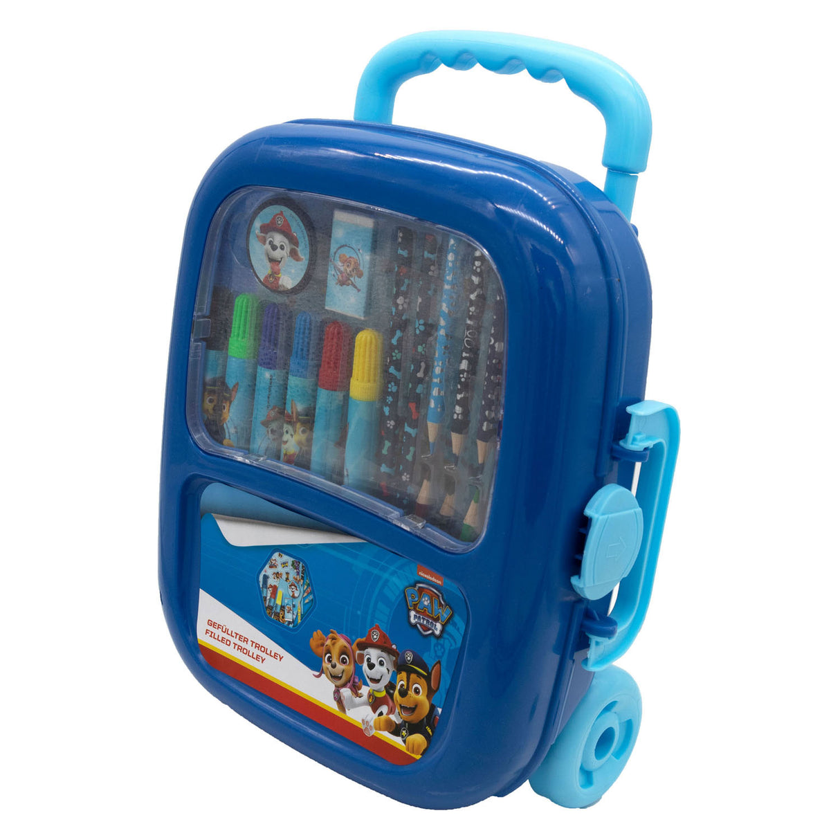 Undercover gevulde trolley kleurkoffer paw patrol