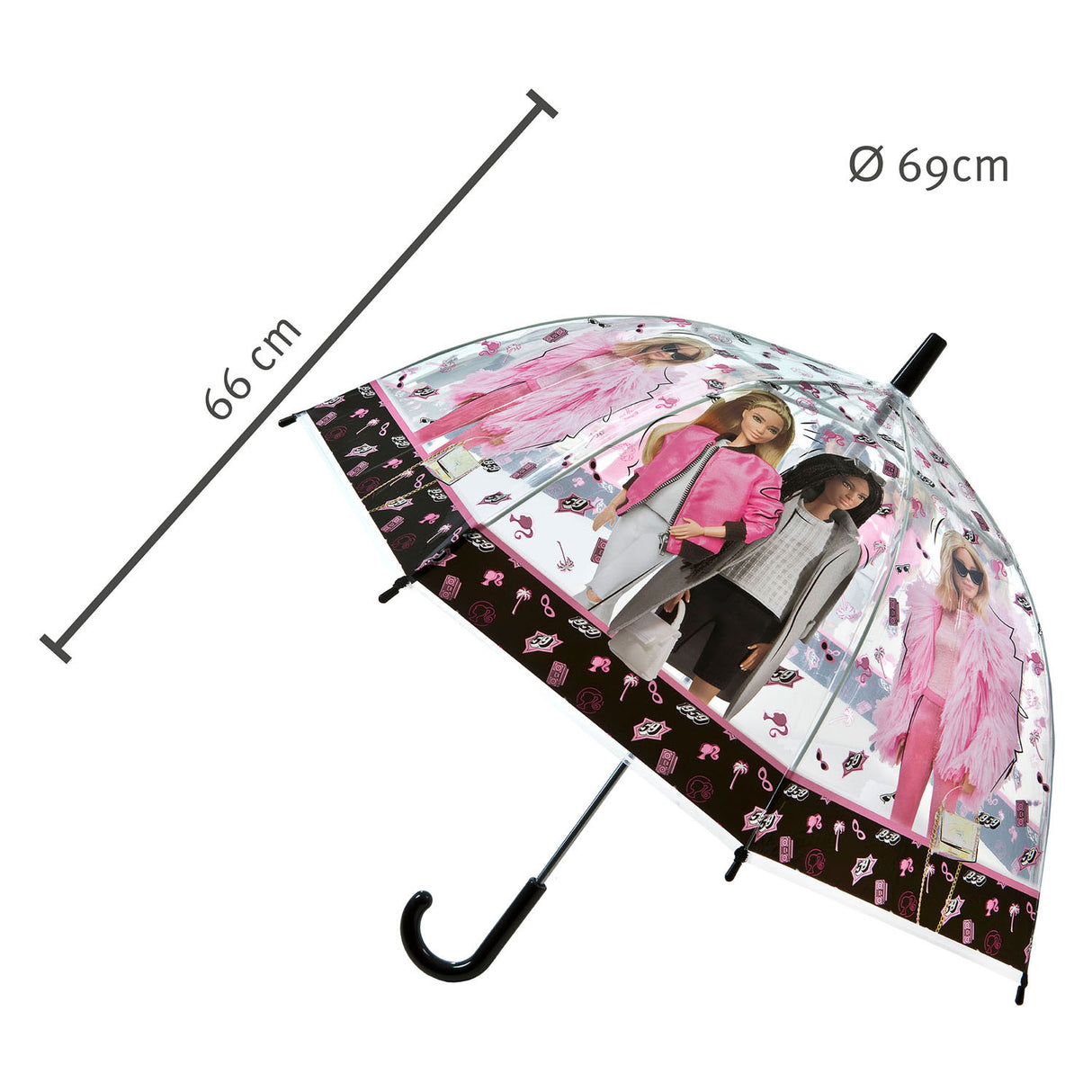 Undercover kinderparaplu barbie