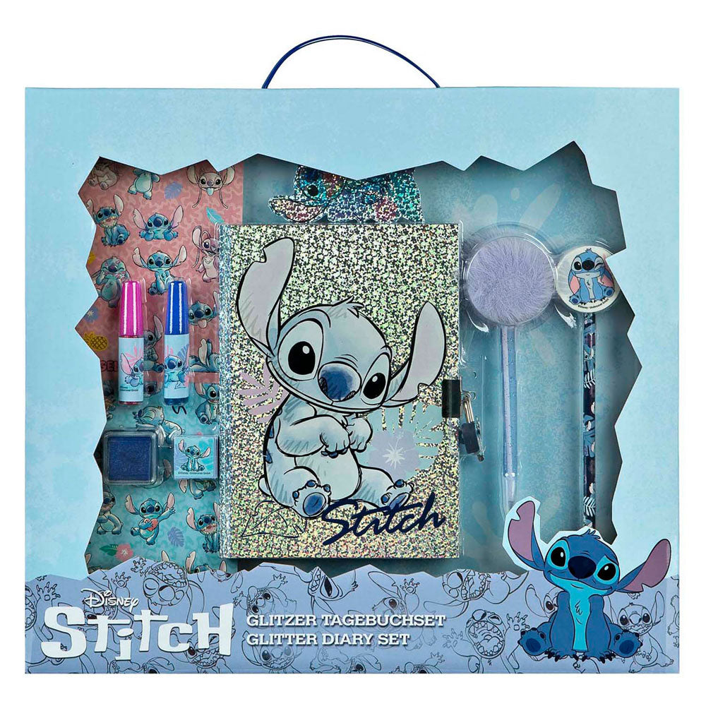 Undercover stitch glitter dagboek set