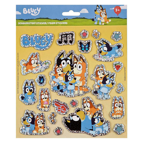 Undercover foam stickers bluey