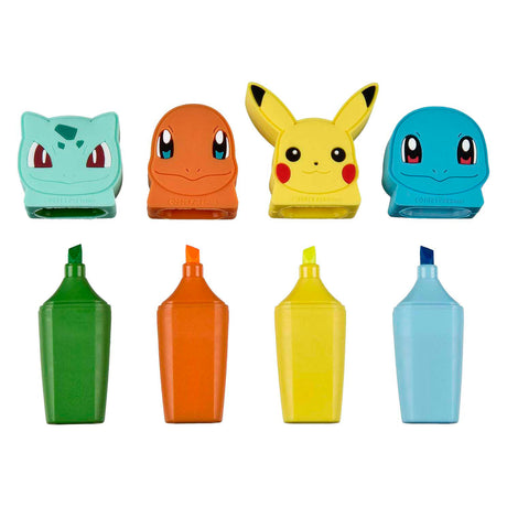 Undercover mini markeerstiften pokemon - 4st.