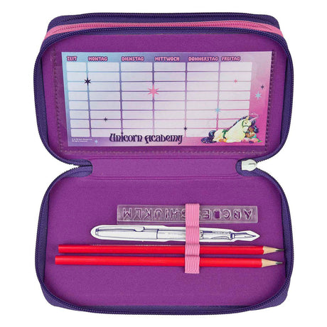 Undercover gevuld etui unicorn academy