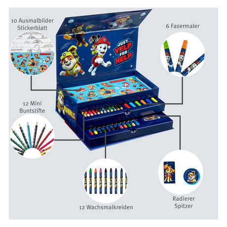 Paw patrol kleurkoffer - 44dlg..