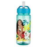 Disney vaiana serie - bidon - 500ml - veilig materiaal - nadruk hoofdbetaalfiguren