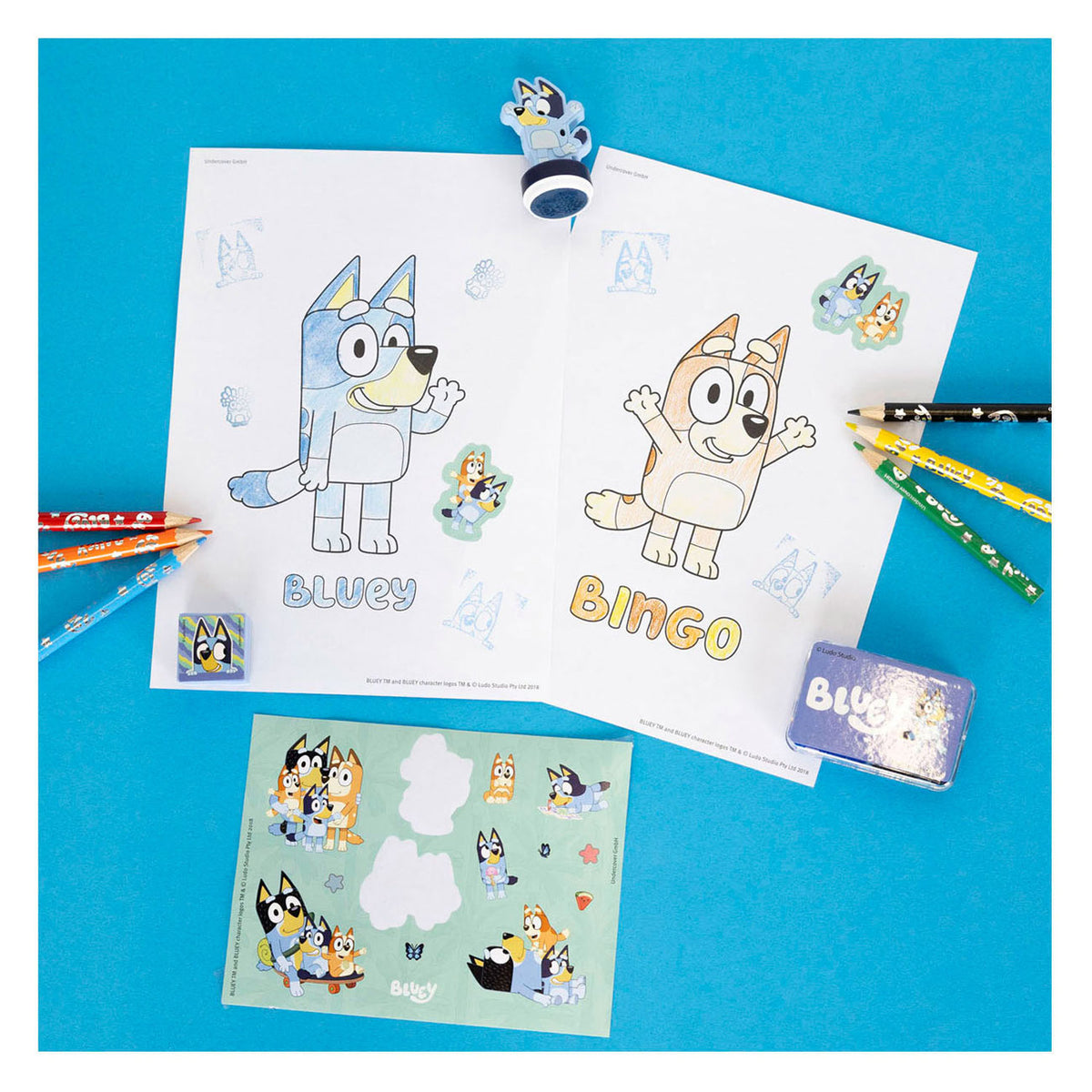 Undercover bluey creatieve knutselset