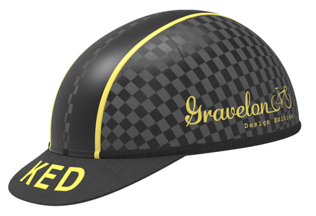 Ked Fietshelm Gravelon L (58-61cm) checkeRood flag