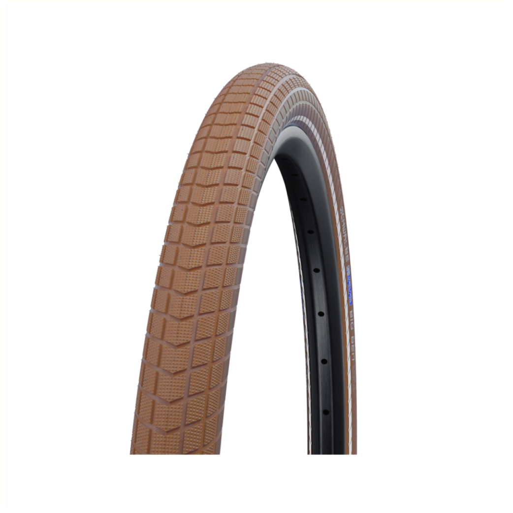 Schwalbe Buitenband: Schwalbe Ben (K-guard) Kleur: Bruin met reflectie Maat: 28x2.00 ETRTO 50-622