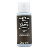 Folkart • extreme glitter acrylic paint black 59ml
