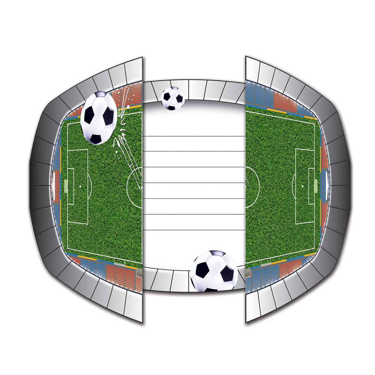 Folat bv voetbal uitnodigingen, 8st.