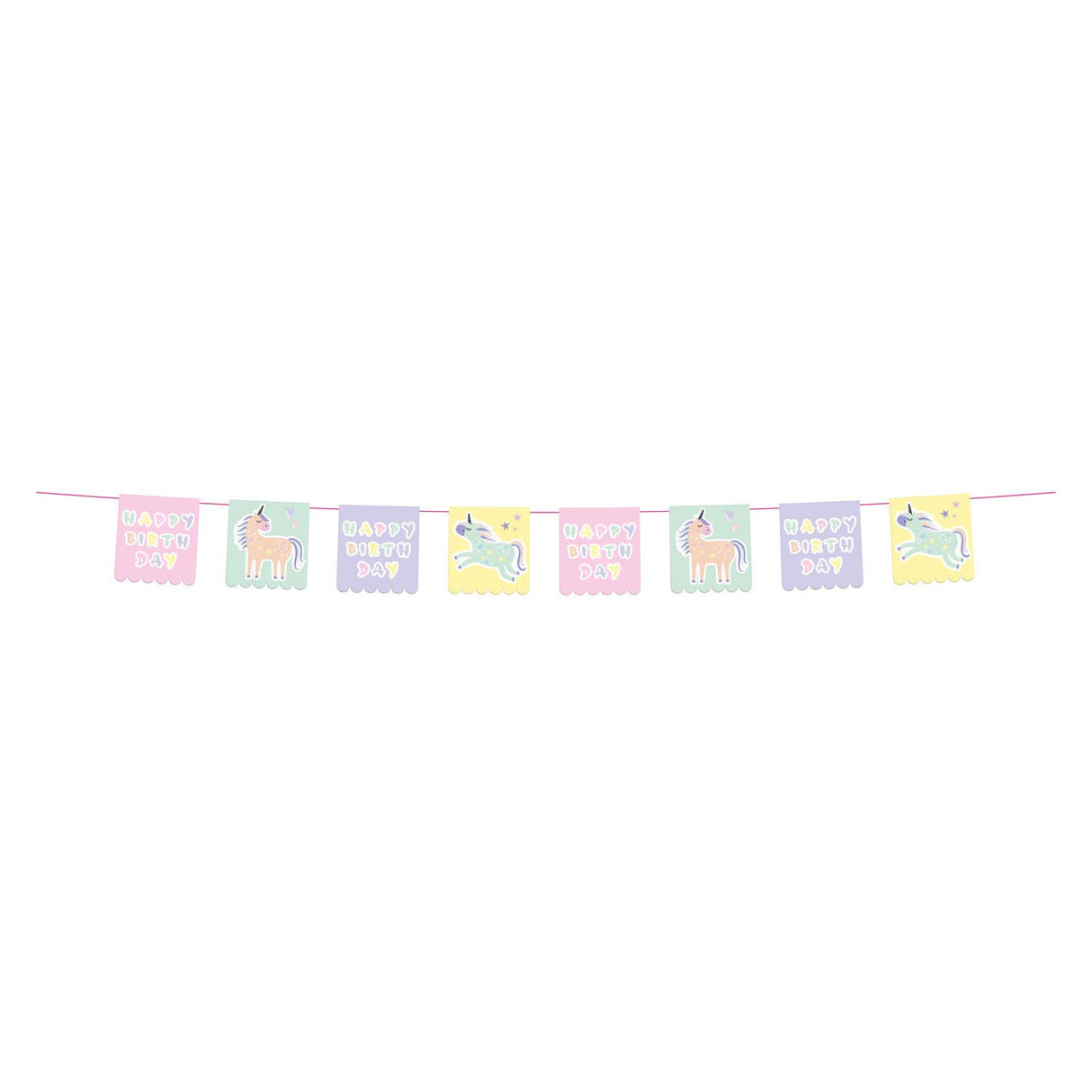 Folat bv vlaggenlijn unicorns rainbows, 6m