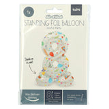 Folat bv staande folieballon joyful party cijfer 8 -72cm