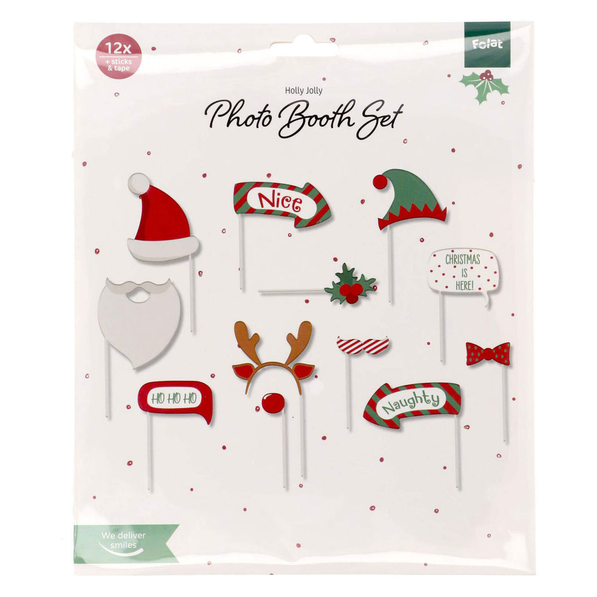 Folat bv photobooth accessoires - 12st.