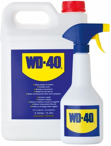 WD40 5 met spuitflacon 5-liter