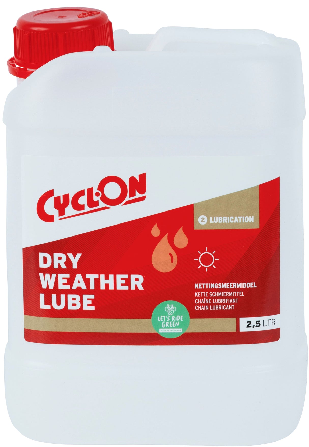 Cyclon Kettingsmeermiddel Dry Weather Lube 2,5 liter