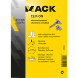 Mack 1015227 - 12 inboorscharnieren clip on 35mm 110° half opliggende deur | 5 stuks