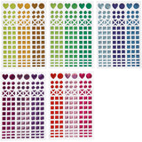 Https: www.cchobby.nl mozaiek-stickers-d-8-14-mm-vel-11x16-5-cm-diverse-kleuren-10-vel-1-doos