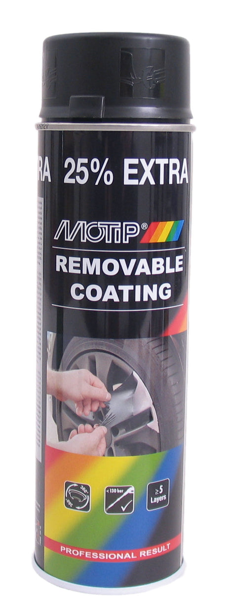 Motip Sprayplast mat zwart (spuitbus á 500 ml)