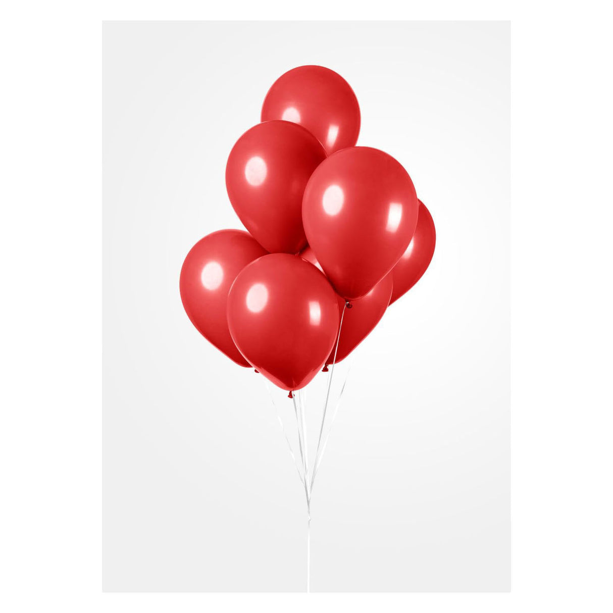 Globos ballonnen rood 30cm, 10st.