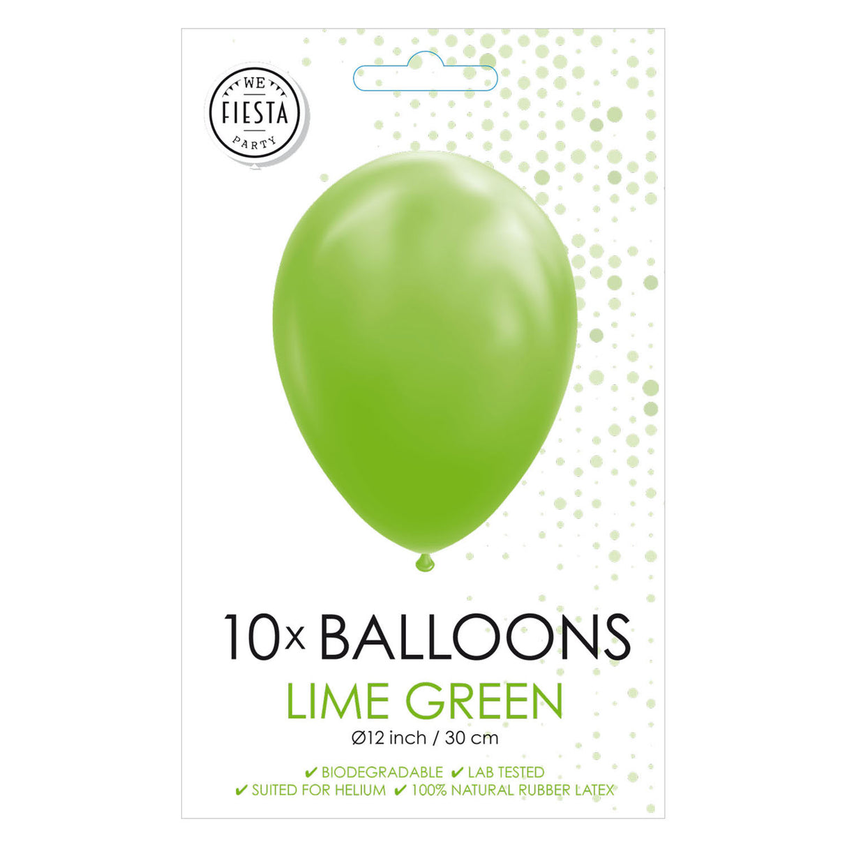 Globos Ballonnen Limoen Groen, 30cm, 10st.