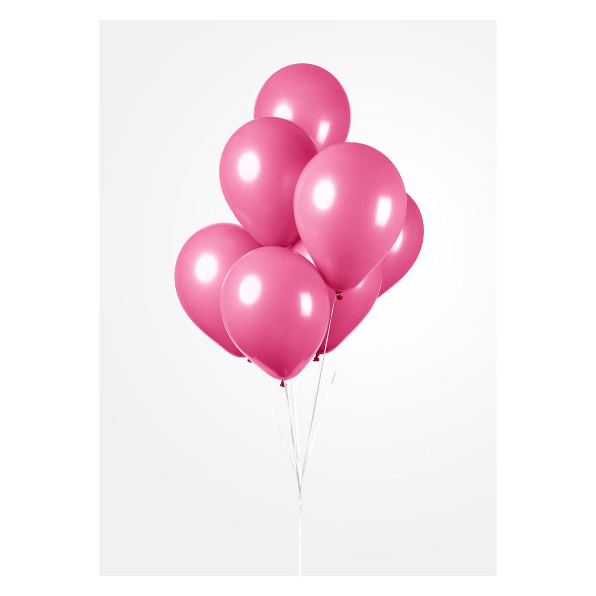 Globos ballonnen hard roze 30cm, 10st.