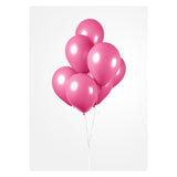 Globos ballonnen hard roze 30cm, 10st.