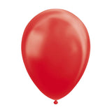 Globos ballonnen pearl rood 30cm, 10st.