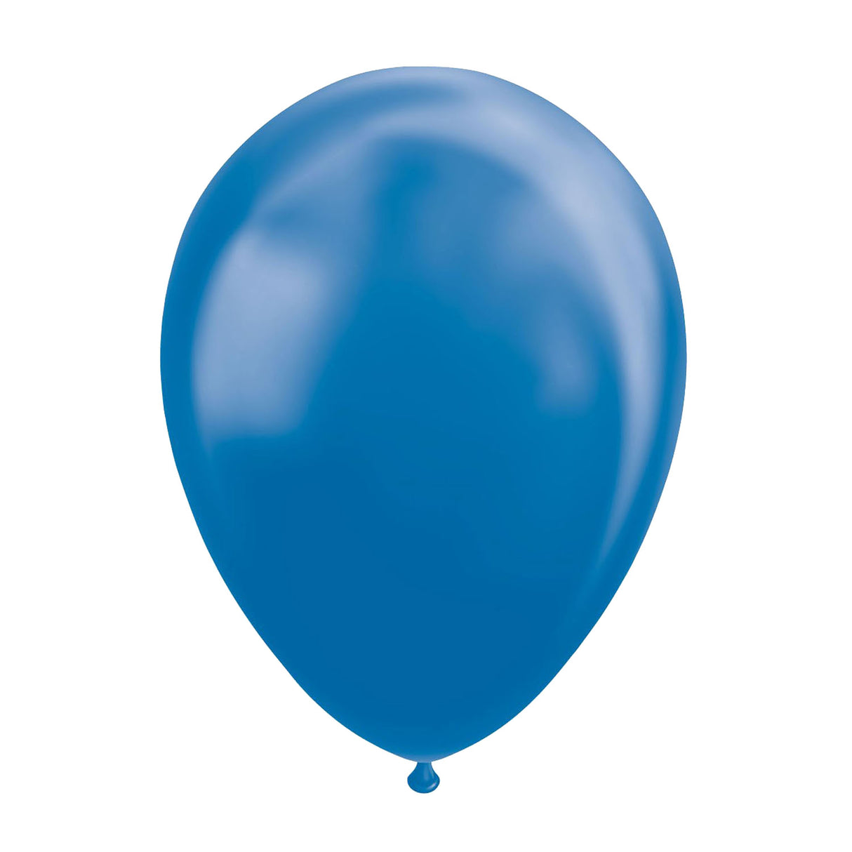 Globos ballonnen metallic blue 30cm, 10st.