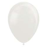 Globos ballonnen pearl wit 30cm, 10st.