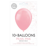 Globos ballonnen pearl roze 30cm, 10st.