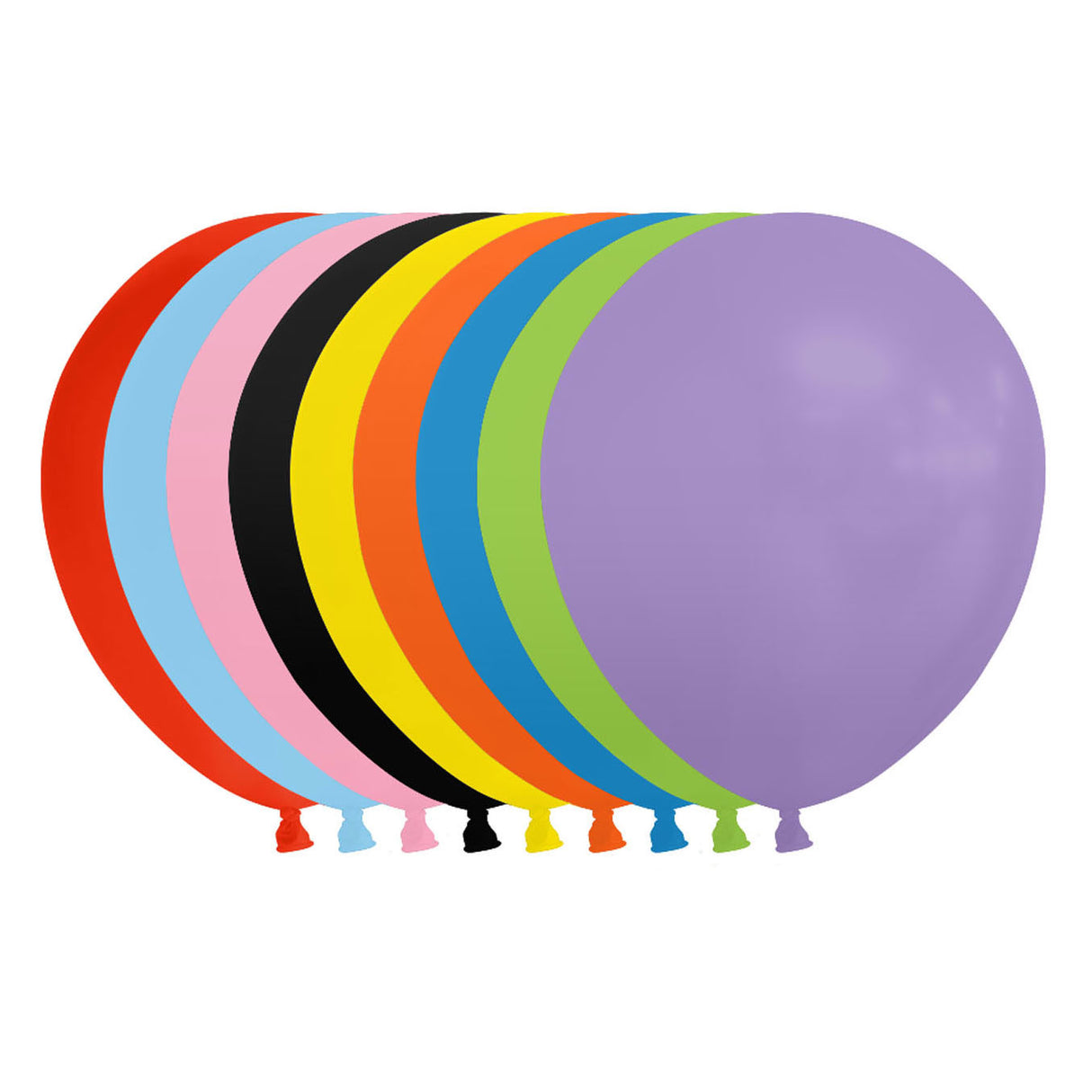 Globos Ballonnen Gemengde Kleuren 30cm, 100st.