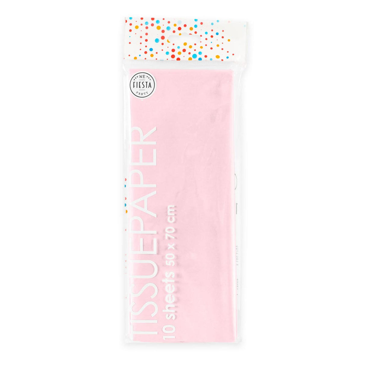 Globos tissuepapier 10 vellen baby roze, 50x70cm