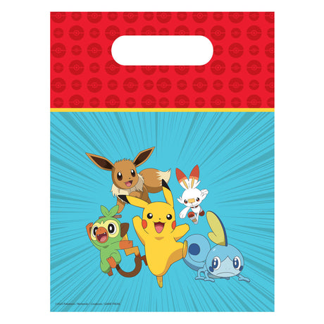 Globos uitdeelzakjes pokemon - 6st.