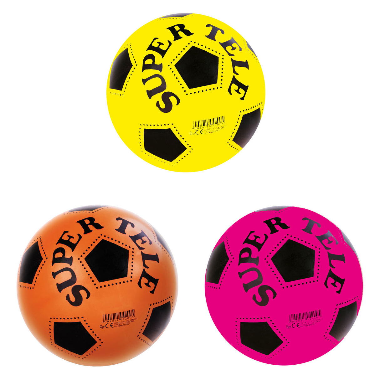 Mondo voetbal super tele fluo, 23cm