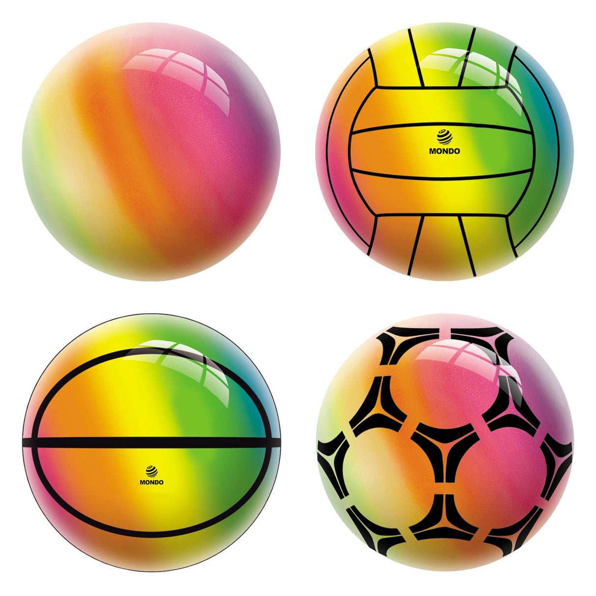 Mondo decorbal regenboog - 14cm