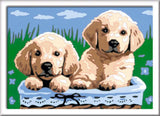 Ravensburger creart schilderen op nummer - schattige puppies