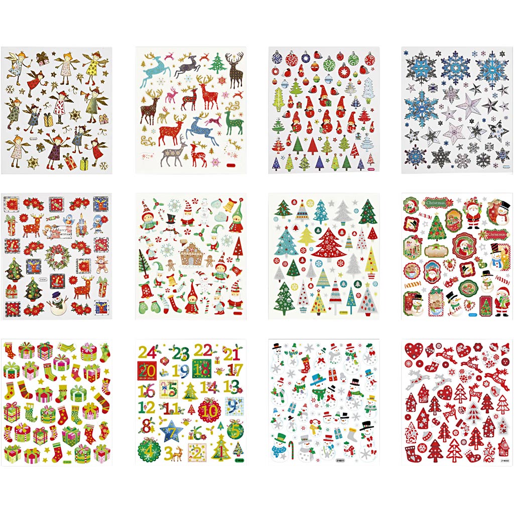 Https: www.cchobby.nl stickerboek-kerstmis-vel-15x16-5-cm-2x12-vel-1-doos
