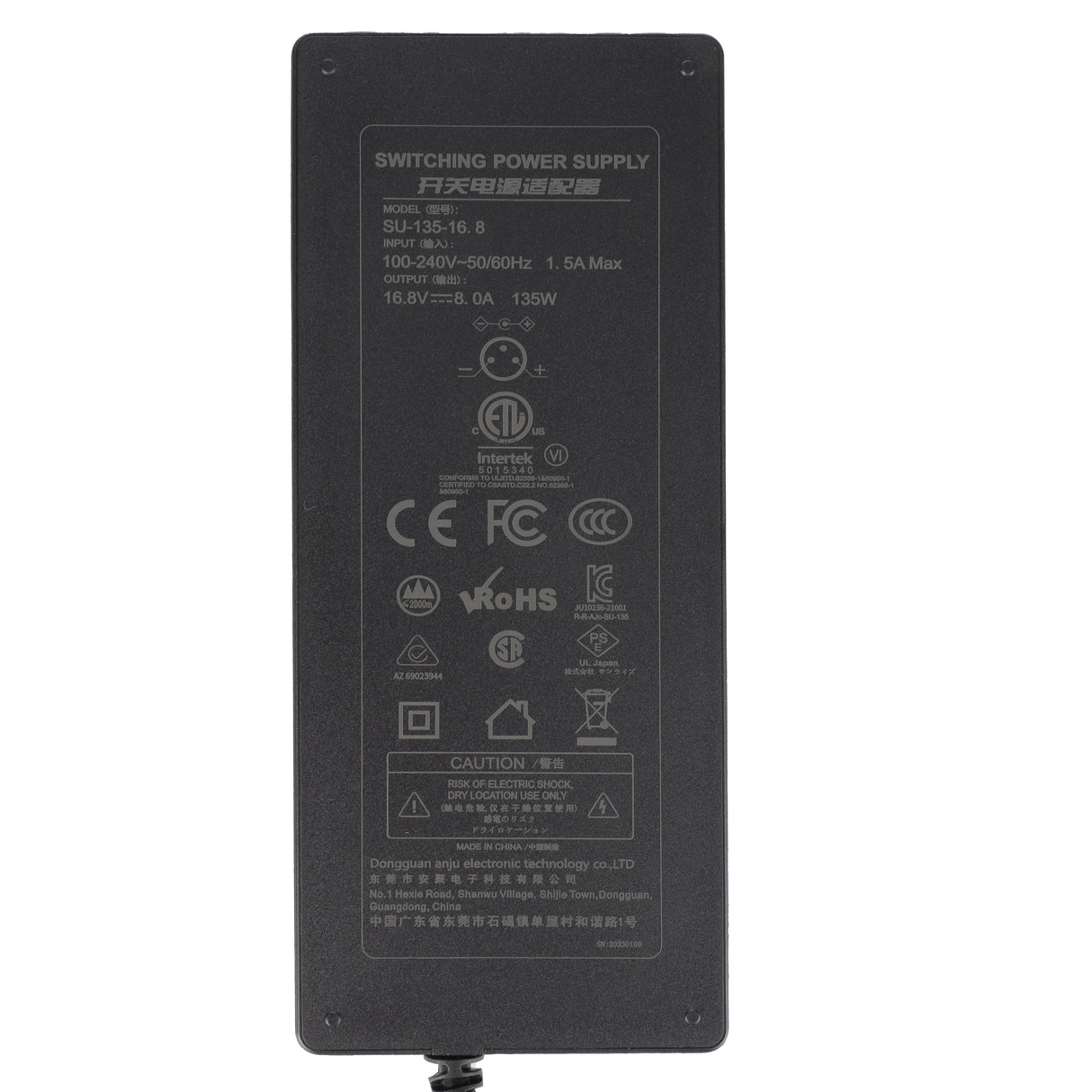 Falcon eyes voeding sp-ac16.8-8a 4 pin