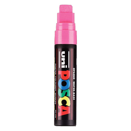 Uni posca verfmarker 17k roze - blokpunt 15mm