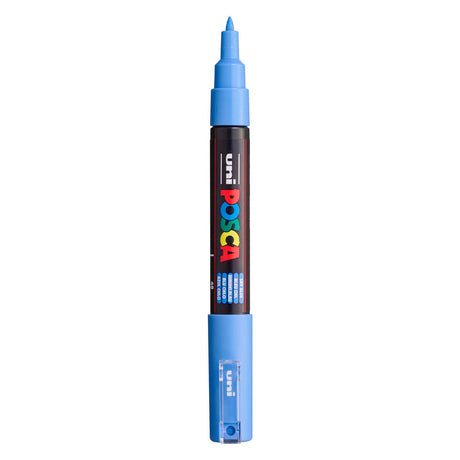 Uni posca verfmarker 1mc hemelblauw- conische punt - 1 mm