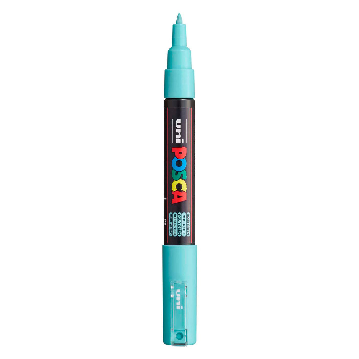 Uni posca verfmarker 1mc aquagroen - conische punt - 1 mm