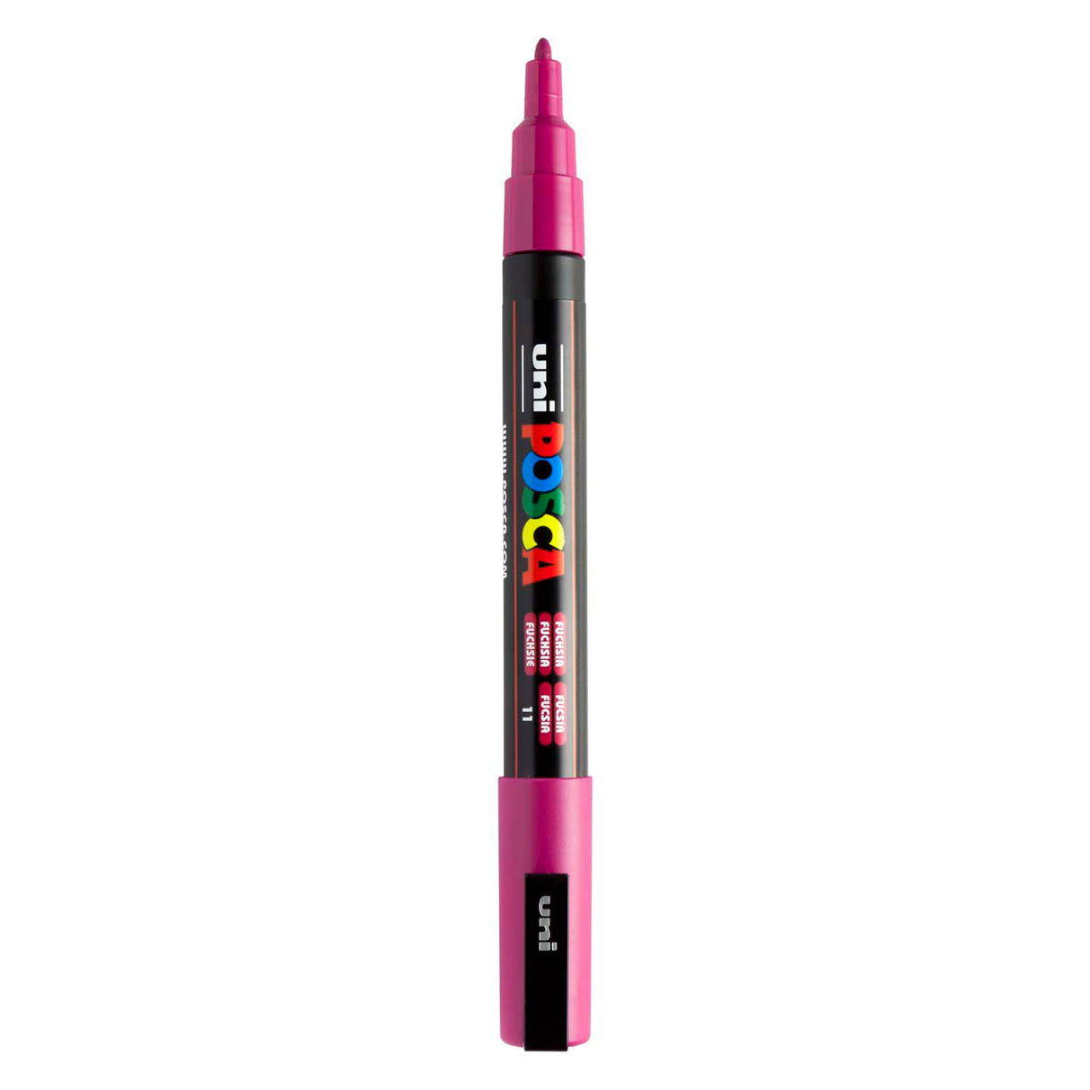 Uni posca pc3m acrylmarker fuchsia - ronde punt tot 1,3 mm