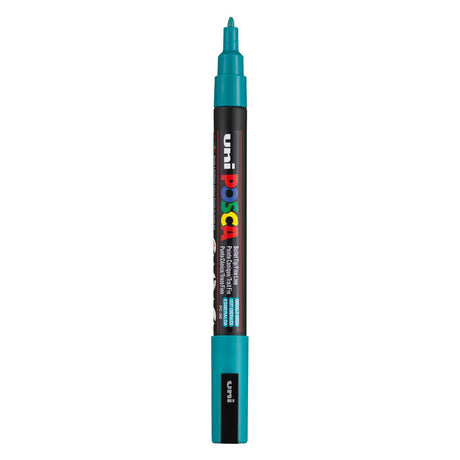 Uni posca pc3m verfmarker smaragd groen - ronde punt tot 1,3 mm