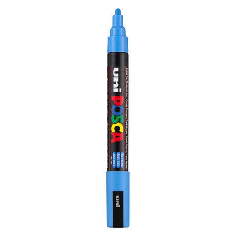 Uni posca verfmarker pc5m hemelsblauw - conische punt 2,5 mm