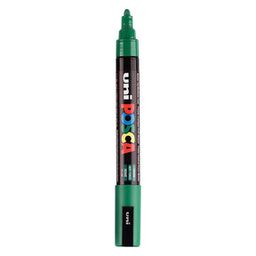 Uni posca verfmarker pc5m donkergroen - conische punt 2,5 mm