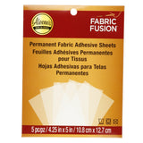 Aleene's • fabric fusion textiellijm vellen 10,8x12,7cm 5st.