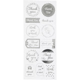 Creativ company https: www.cchobby.nl stickers-thank-you-vel-10x24-cm-ca-13-stuk-zilver-1-vel